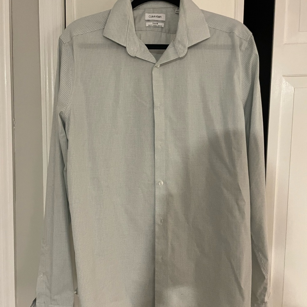 Calvin Klein Men's Light Gray Shirt
